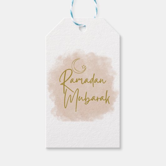 ramadan mubarak cadeaulabel (Voorkant)