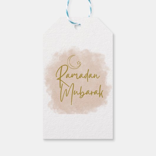 ramadan mubarak cadeaulabel (Achterkant)