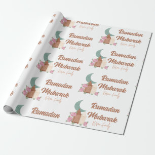 Ramadan Mubarak Decoration Custom Home decor name Cadeaupapier