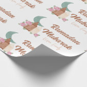 Ramadan Mubarak Decoration Custom Home decor name Cadeaupapier (Hoek)