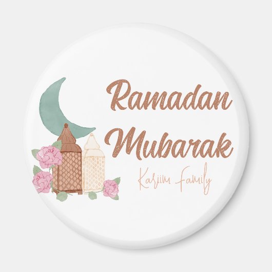 Ramadan Mubarak Decoration Custom Home decor name Magneet (Voorkant)