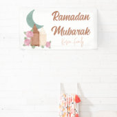 Ramadan Mubarak Decoration Custom Home decor name Spandoek (Insitu)