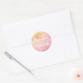 Ramadan Mubarak  Elegant Ronde Sticker (Envelop)