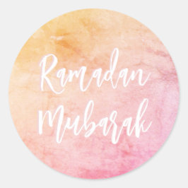 Ramadan Mubarak  Elegant Ronde Sticker