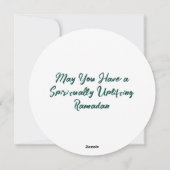 Ramadan Mubarak Feestdagenkaart (Achterkant)