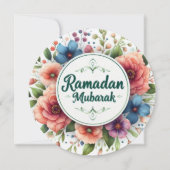 Ramadan Mubarak Feestdagenkaart (Voorkant)