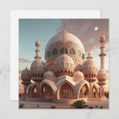 Ramadan Mubarak Flat Vakantie Kaart (Voorkant / Achterkant)