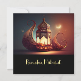 Ramadan Mubarak Flat Vakantie Kaart