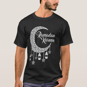 Ramadan Mubarak Halve Maan & Sterren Ramadan Kare T-shirt