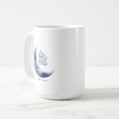 Ramadan Mubarak In Arabische kalligrafie رمضانمبا Koffiemok (Voorkant links)