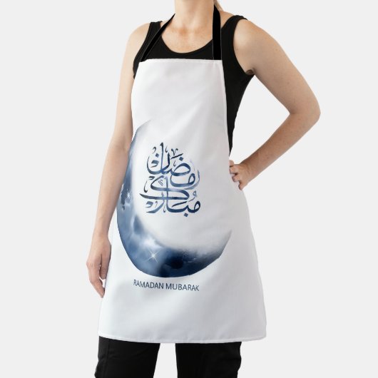 Ramadan Mubarak In Arabische kalligrafie رمضانمبا  Schort (Insitu)