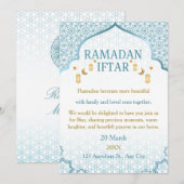 Ramadan Mubarak Invitations – Elegant Family Iftar Kaart (Voorkant / Achterkant)