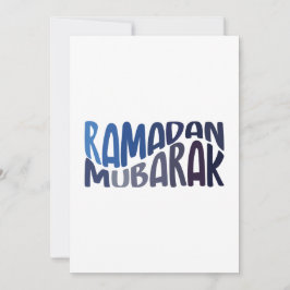 Ramadan Mubarak Islamic quote Feestdagenkaart
