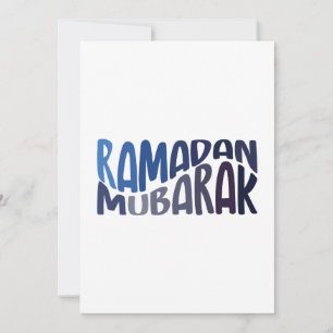 Ramadan Mubarak Islamic quote Feestdagenkaart