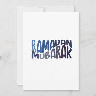 Ramadan Mubarak Islamic quote Kaart