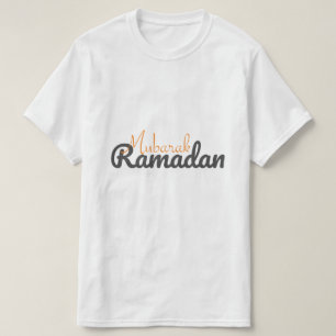 Ramadan Mubarak   Islamic Typography T-Shirt