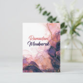 Ramadan mubarak islamitische cadeaukaart briefkaart (Staand voorkant)