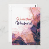 Ramadan mubarak islamitische cadeaukaart briefkaart (Voorkant / Achterkant)
