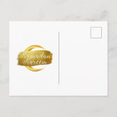 Ramadan Mubarak Islamitische Lantaarn Blauwe Iftar Briefkaart (Achterkant)