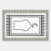 Ramadan mubarak jumbo kleurplaten inpakpapier vel (Voorkant 3)