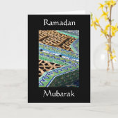 Ramadan Mubarak Kaart (Gele Bloem)