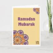 Ramadan Mubarak Kaart (Voorkant)