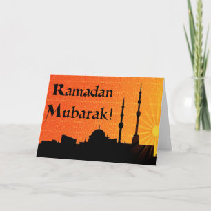 Ramadan Mubarak Kaart