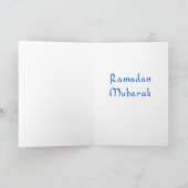 Ramadan Mubarak Kaart (Binnen)