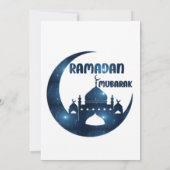 ramadan mubarak kaart (Achterkant)