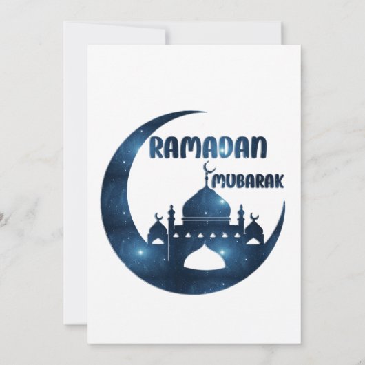 ramadan mubarak kaart (Achterkant)