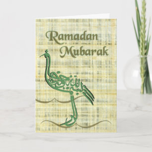Ramadan Mubarak Kaart