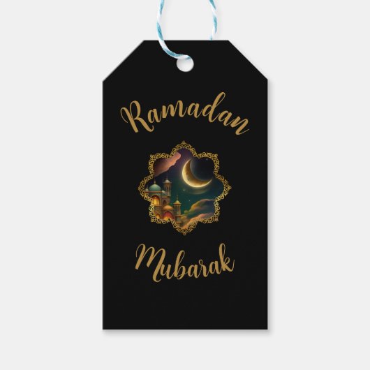 RAMADAN MUBARAK KAREEM 2024 CADEAULABEL (Voorkant)