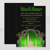 Ramadan Mubarak Kareem 2024 iftarfeestje Kaart (Voorkant / Achterkant)