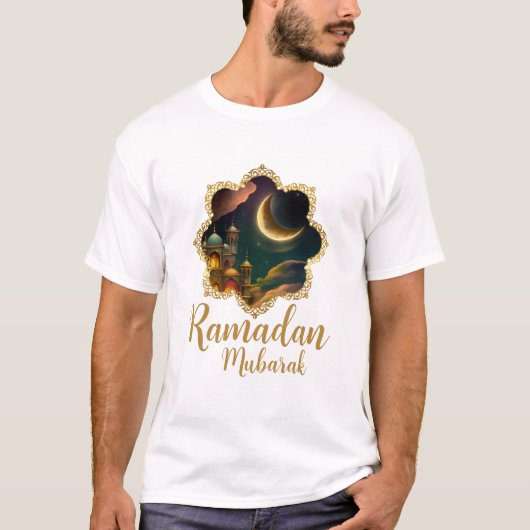 RAMADAN MUBARAK KAREEM 2024 T-SHIRT (Voorkant)