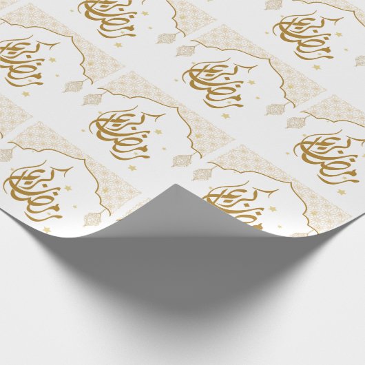 Ramadan Mubarak kareem Cadeaupapier (Hoek)