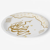 Ramadan Mubarak kareem Papieren Bordje (Gekanteld)