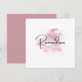 Ramadan Mubarak karem Kaart (Voorkant / Achterkant)