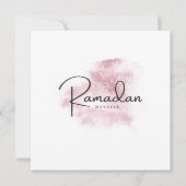 Ramadan Mubarak karem Kaart (Voorkant)