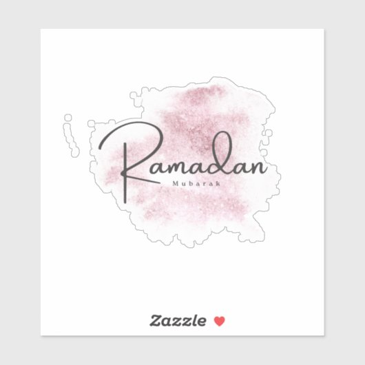 Ramadan Mubarak karem Sticker (Vel)