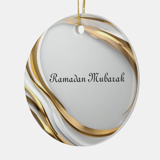 Ramadan Mubarak Keramisch Ornament (Links)