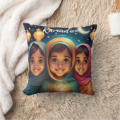 Ramadan Mubarak Kinderkussen 1 Kant Kussen (Deken)