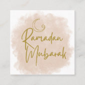 Ramadan mubarak klantenkaartje (Voorkant)