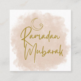Ramadan mubarak klantenkaartje