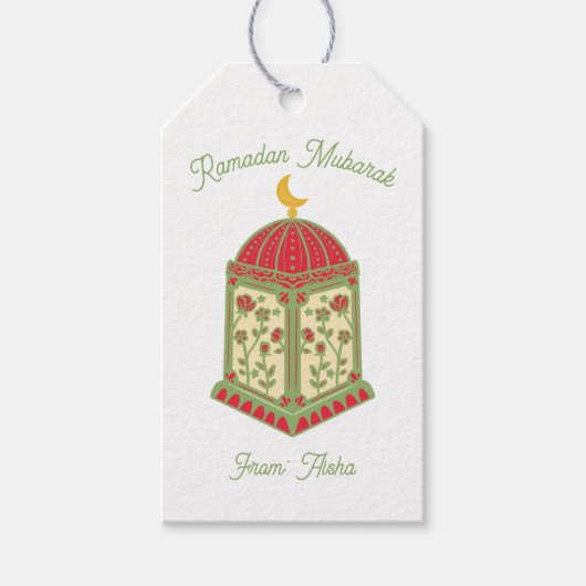 Ramadan Mubarak | Labels voor cadeautjes Cadeaulabel (Voorkant)
