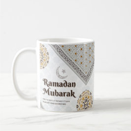 Ramadan Mubarak Mandala Crescent Art Koffiemok