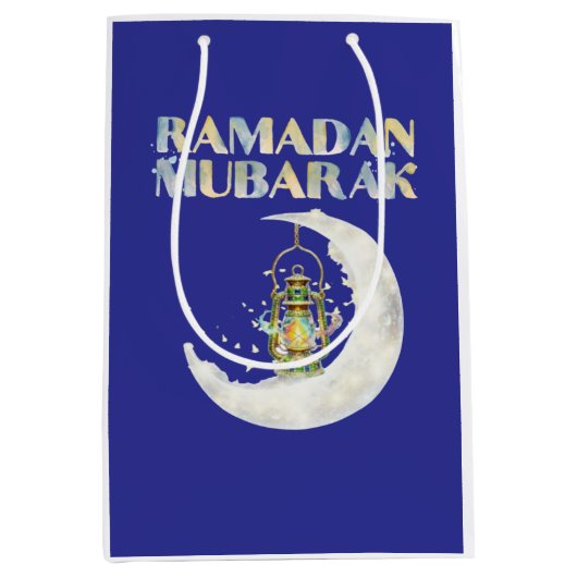 Ramadan Mubarak Medium Cadeauzakje (Voorkant)