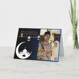 RAMADAN Mubarak Moderne Engelse FOTOKaart Kaart