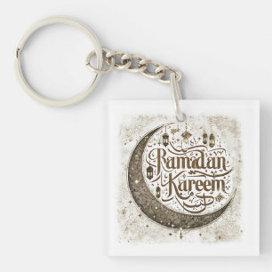 Ramadan Mubarak Moslim Vasten Lantaarn Halve Maan Sleutelhanger