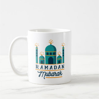 Ramadan Mubarak Mosque Crescent Art Koffiemok