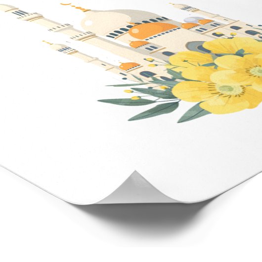 Ramadan Mubarak Mosque Wall Print (Hoek)